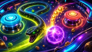 Gravity Pinball bumpers and gravity wells preview.